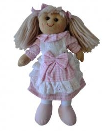 SMALL VINTAGE RAG DOLL - AMELIA