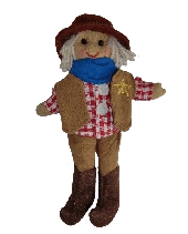 SMALL VINTAGE RAG DOLL - JACK