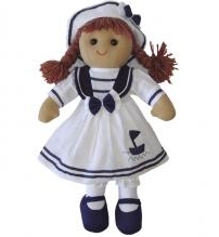 LARGE VINTAGE RAG DOLL - MAGGIE