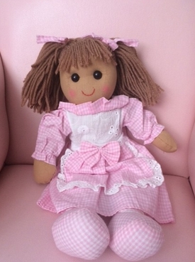LARGE VINTAGE RAG DOLL - EMILY