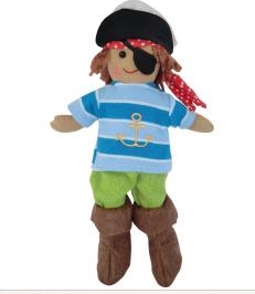 SMALL VINTAGE RAG DOLL - PETE