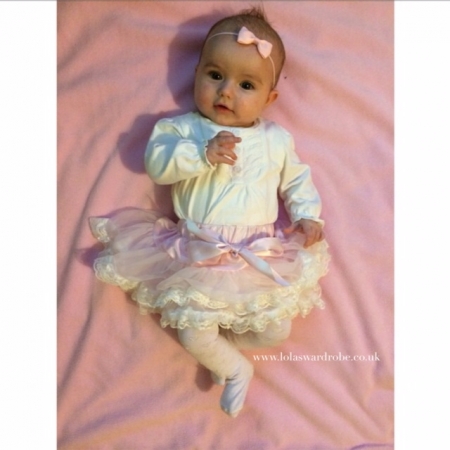 BABY BELLE (0-6m) SOFTEST STRAWBERRY LACE