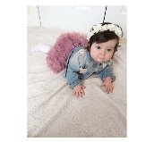 BABY BELLE (0-6m) VINTAGE DUSKY ROSE