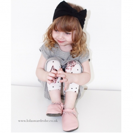 HANDMADE UNISEX BABY MOCCASINS - SILVER