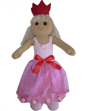 LARGE VINTAGE RAG DOLL - PRINCESS LOLA