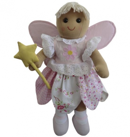LARGE VINTAGE RAG DOLL - FREYA (FAIRY)