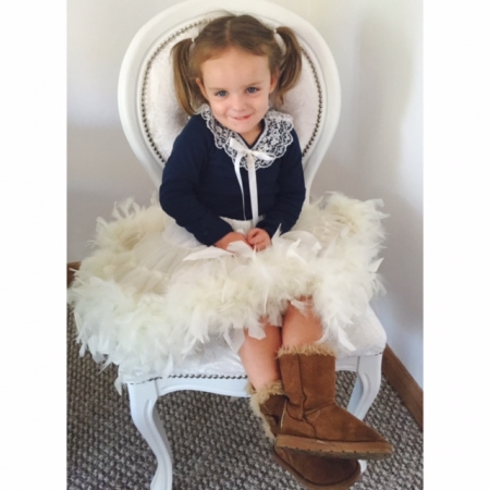 DELUXE FEATHER TUTU (IVORY)
