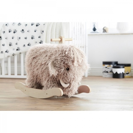 WOOLLY - Grey Mammoth pull along toy