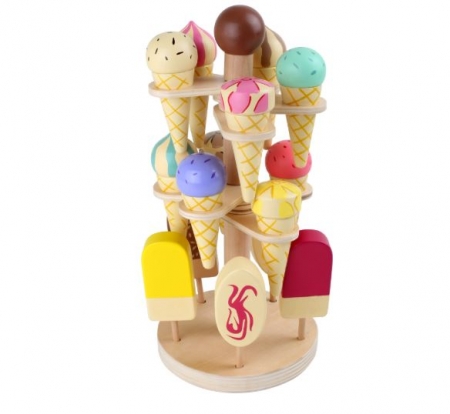 PASTEL WOODEN ICE CREAM STAND